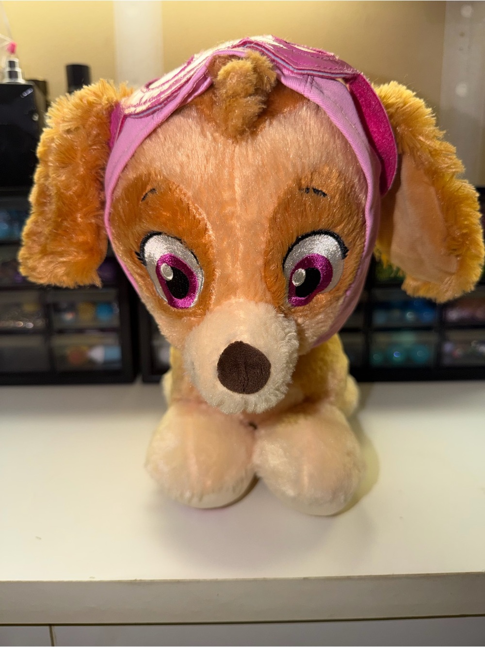 Build a Bear PAW Patrol Skye Nickelodeon Plush Pup Dog with Hat